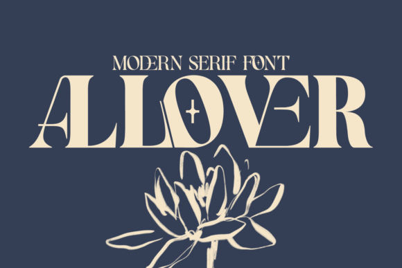 Allover Modern: A Bold Serif for Distinctive Branding