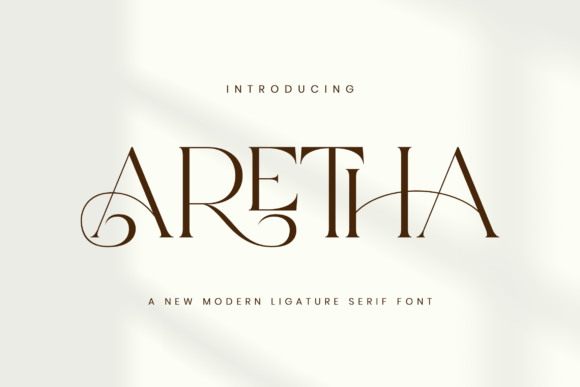Aretha: A Modern Serif for Luxury Branding