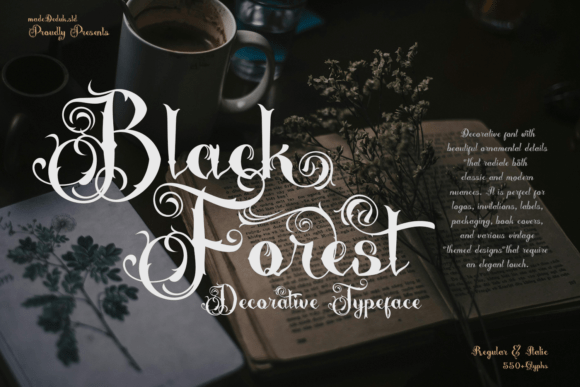 Black Forrest: Unleashing Vintage Charm in Your Designs