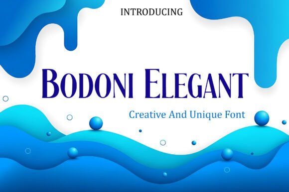 Bodoni Elegant: A Modern Twist on a Timeless Serif