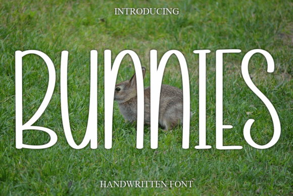 Bunnies: The Joyful Handwritten Font for Your Projects