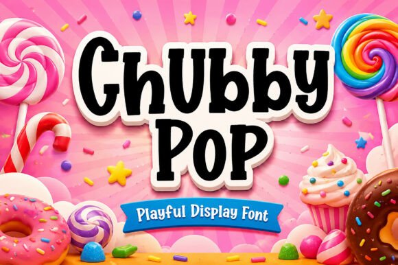 Chubby Pop: A Candy-Coated Display Font for Playful Projects