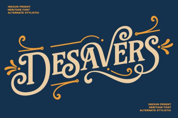 Desavers: A Typeface for Timeless Branding