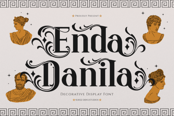 Enda Danila: A Typeface Steeped in Myth and Grandeur