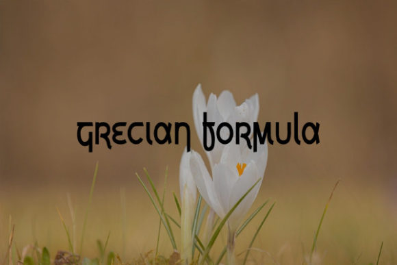 Grecian Formula: The Display Font for Modern Branding