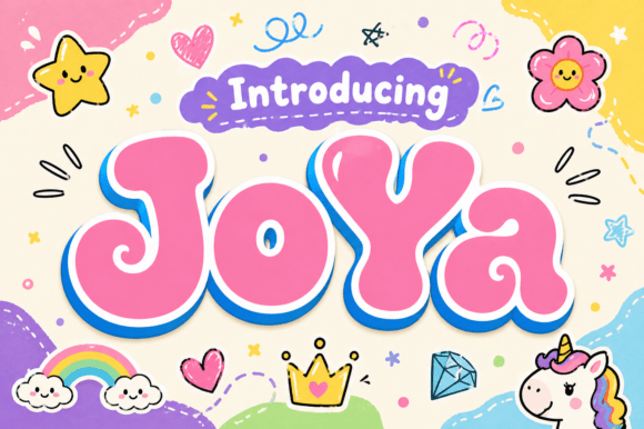 Joya: The Groovy Display Font for Modern Brands