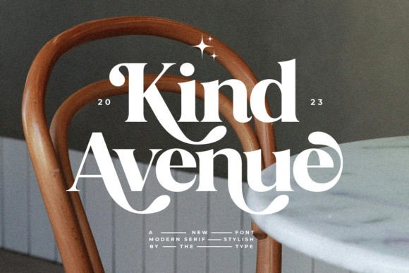 Kind Avenue: A Stylish Retro Serif for Modern Projects