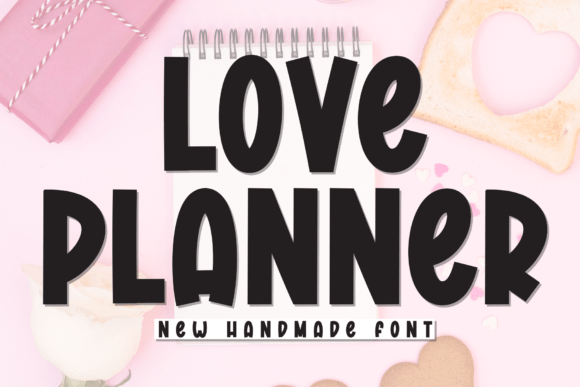 Love Planner: A Handcrafted Font for Heartfelt Projects