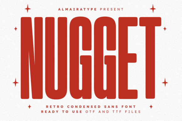 Nugget: The Retro-Modern Typeface for Bold Branding