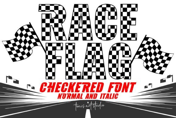 Race Flag Checkered: Your Ultimate Typeface for High-Octane Design