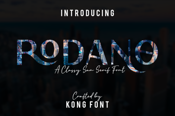 Rodano: The Playful Sans Serif for Modern Brands
