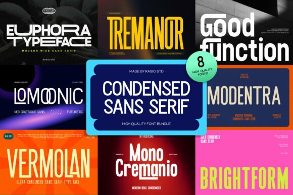 The Condensed Sans Serif Bundle: A Modern Designer's Toolkit