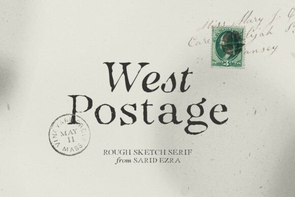 West Postage: The Organic Serif for Authentic Design