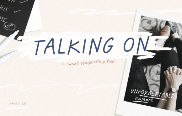 Why Talking on Could Be Your New Favorite Handwritten Font