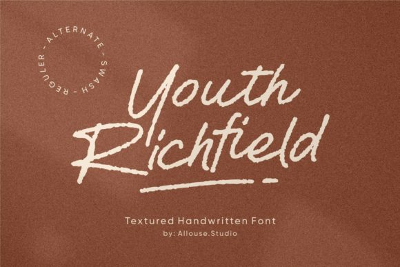 Youth Richfield: A Handwritten Font for Modern Designers